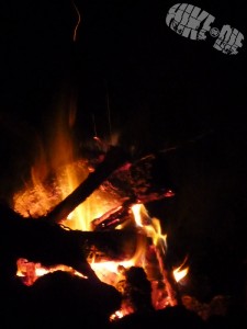 campfire, hiking, hike, fire