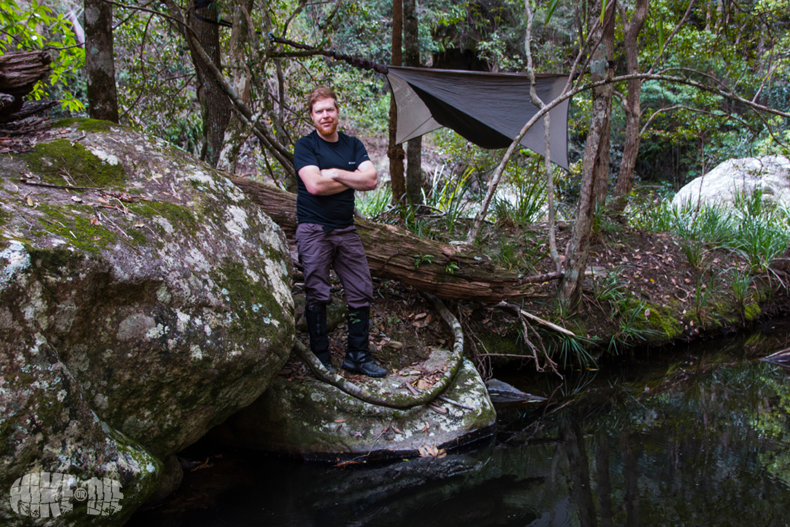 Solo hammock hiking